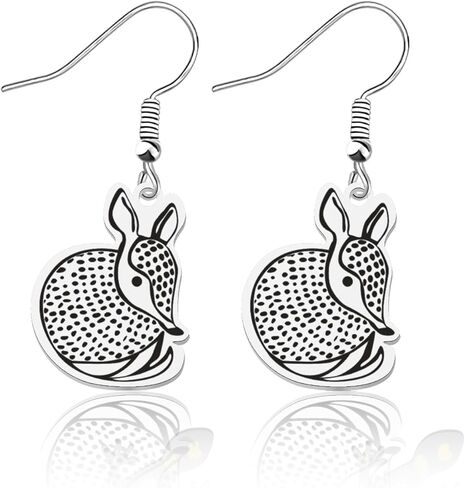 OKEYCH Armadillo Lover Gift Armadillo Shape Earrings Who Loves Armadillo Jewelry Wildlife Conservation gift in Saudi Arabia