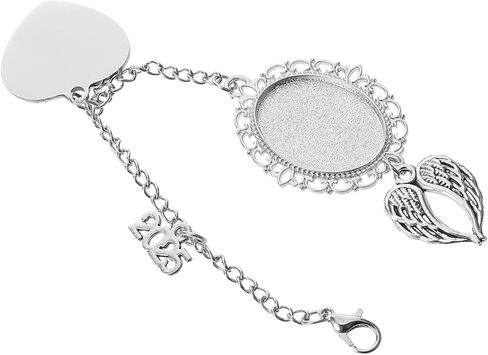 STOBOK Antique Alloy Frame Pendant for Memorial Keepsake Stylish Graduation Tassel Decoration for Ceremony Display and Photo Preservation in Saudi Arabia