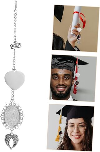 STOBOK Antique Alloy Frame Pendant for Memorial Keepsake Stylish Graduation Tassel Decoration for Ceremony Display and Photo Preservation in Saudi Arabia