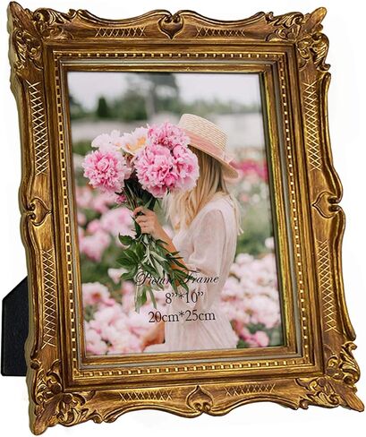 إطار صورة برونزي عتيق مقاس 5 × 7 من PHAREGE، إطار صورة عتيق مزخرف مقاس 5 × 7 لحفلات الزفاف، يعرض إطار الصورة الرجعية أفقيًا أو رأسيًا على سطح الطاولة in Saudi Arabia
