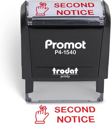 Promot Account Overdue! - Self Inking Rubber Stamp - Ink Stamps in Kuwait