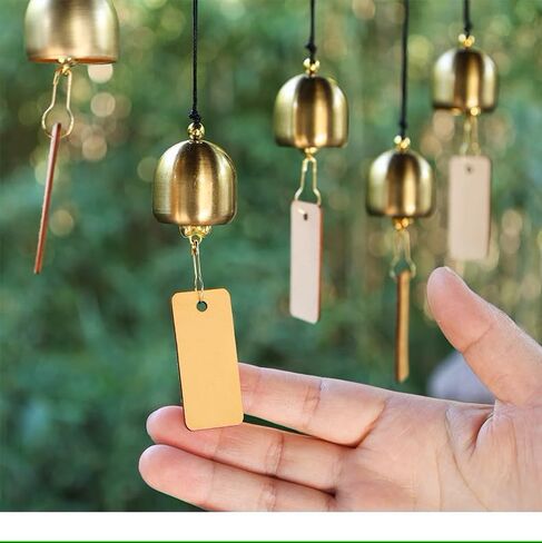 10Pcs Mini Brass Bells 1.1 Inch Small Gold Wind Chimes Fengshui Copper Bell for DIY Doorbell Dream Catcher Pendant Christmas Tree Home Garden Hanging Decoration in Saudi Arabia
