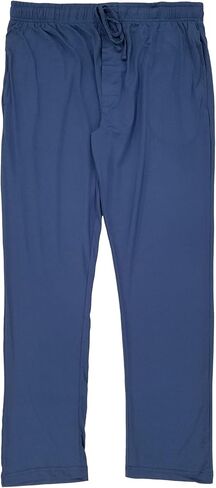 Hanes Mens Slate Blue Jersey Knit Wicking Stretch Sleep Pants Pajama Bottoms 2XL in Saudi Arabia