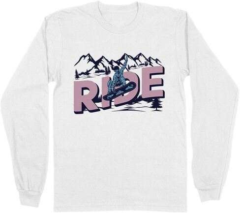 Ride Snowboarding Long Sleeve Shirt Unisex in Saudi Arabia