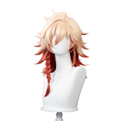 KIRA KIRA Mydei Wig Game Honkai: Star Rail Mydei 48cm Long Curly Golden Orange Gradient Hair Cosplay Party Wig for Women Men in Saudi Arabia