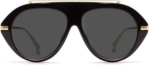 TYA Oversized Aviator Sunglasses for Women Men, Trendy Retro 70s Big Large Gold Vintage Aviators Sun Glasses in Saudi Arabia