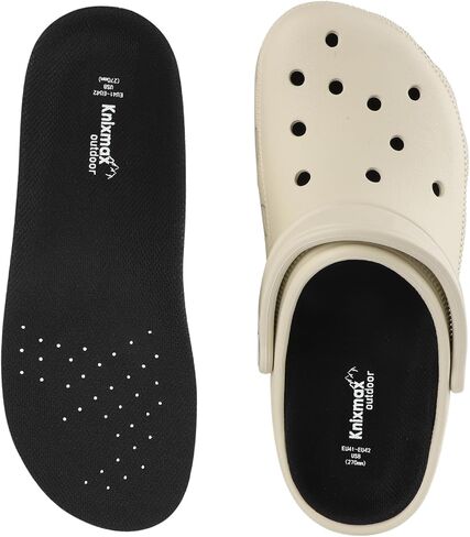 Knixmax Orthotic Insoles for Crocs Clog, Comfort Replacement Innersoles for Men Women, Wide Fit Shoe Inserts for Birkenstock Mules Garden Shoes Sneakers Flats Nurse Clogs Liners with Arch Support in Saudi Arabia