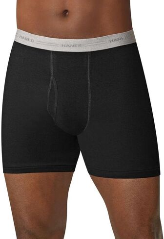 Hanes Men's Boxer Briefs with ComfortFlex Waistband 5-Pack, S-Assorted in Saudi Arabia