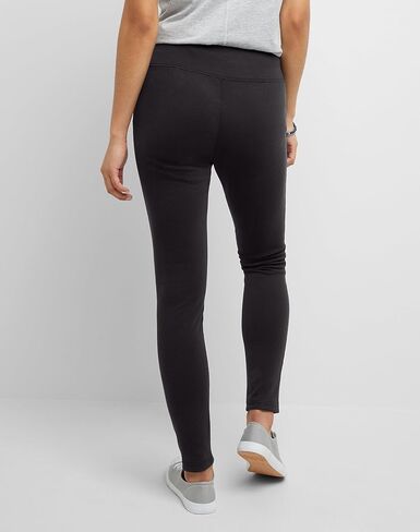 Hanes Originals Ponte Leggings for Women, Yoga Pants for Women, Thick Weave, Wide Waistband, Ankle Length, S-M-L-XL in Saudi Arabia