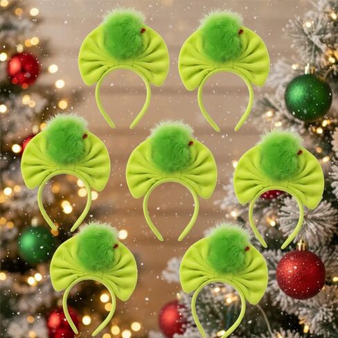 Christmas Headband Cute Xmas Holiday Hairband Christmas Cosplay Headpiece Party Favor Gift for Women in Saudi Arabia