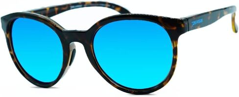 Pepper's Floating Collection Polarized Oval Sunglasses, Matte Grey/Emerald Green Mirror, 55X19X130MM in Kuwait