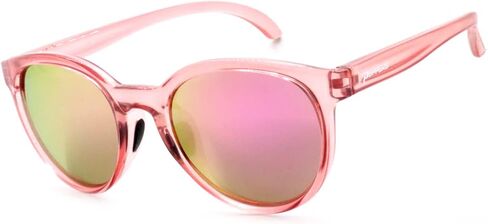 Pepper's Floating Collection Polarized Oval Sunglasses, Matte Grey/Emerald Green Mirror, 55X19X130MM in Kuwait