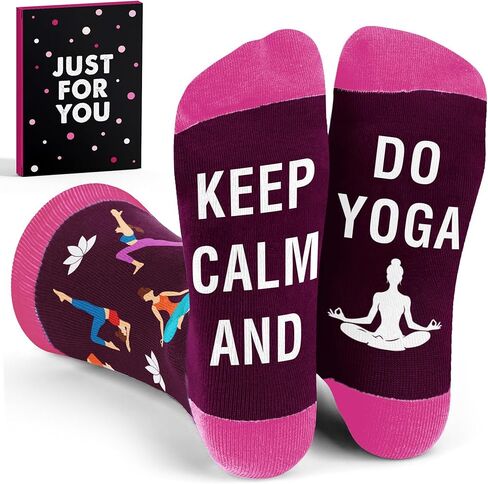 Yoga Gifts for Women - Yoga Socks, Perfect Present for Instructor, Unique Appreciation Gift for Teachers, Ideal Christmas Surprise for Women, Great Ideas For Stocking Stuffers in Saudi Arabia