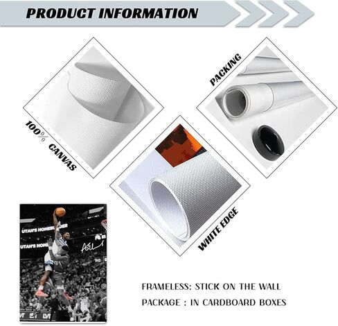 ملصق موقع لنجم كرة السلة أنتوني إدواردز لمحبي الأطفال في غرفة النوم وديكور الحائط - ملصقات نجوم رياضية مطبوعة على القماش صورة لهدايا أعياد الميلاد للأولاد في سن المراهقة in Kuwait