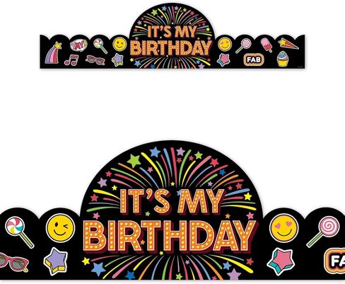 Creative Teaching Press Happy Birthday Crowns, Celebrating Birthdays! (30 Per Pack) (2817) in Kuwait