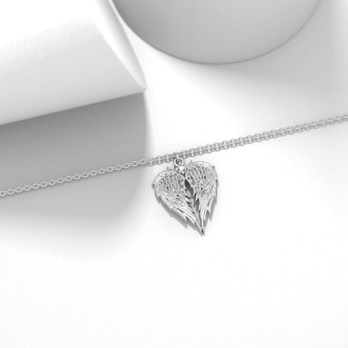 Diamond Angel Wing Anklet Bracelet for Women 925 Sterling Silver Lab Grown Diamonds Jewelry Gifts for Mom Wife Girlfriend Daughter Sister Friend in Saudi Arabia