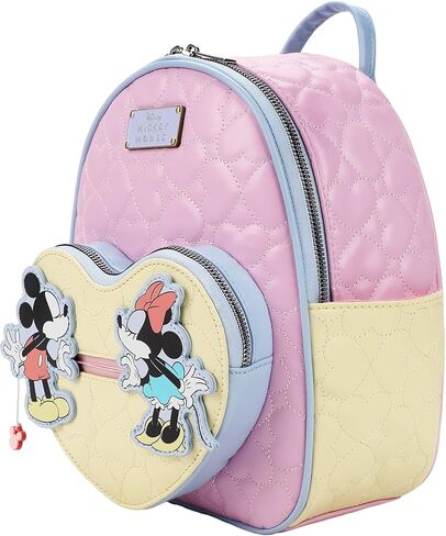 Disney Mickey Mouse and Minnie Mouse 10.5" Adult Mini Backpack With Movable Characters in Saudi Arabia