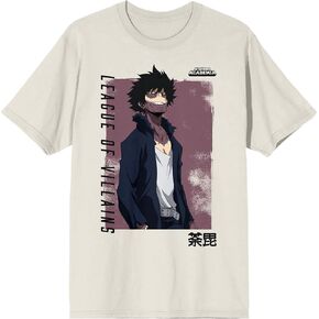 تي شيرت رجالي من My Hero Academia Dabi Distressed Box برقبة دائرية وأكمام قصيرة من Tofu in Kuwait