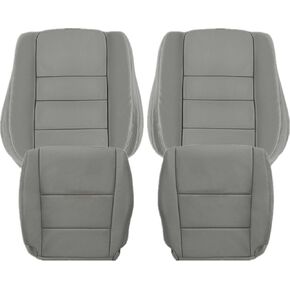 NLQR Driver and Passenger Side Bottom & Back Seat Covers Replacement Leather Gray Compatible with Honda Accord 2008 2009 2010 2011 2012 in Kuwait