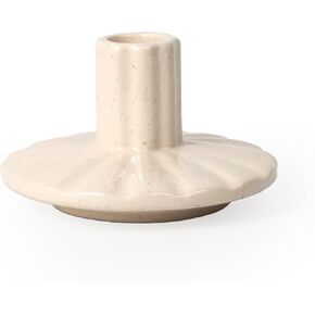 Candlestick Holder for Taper Candles - Off-White/Cream Colour in 3 Styles. (Handle) in Saudi Arabia
