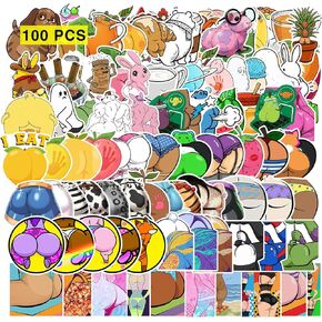 GTOTd Anime Video Game Stickers (100 pcs) Gifts AI Kawaii Gaming Sticker Merch Party Supplies Wall Art Room Decor Decals Vinyls for Laptop Waterbottle Phone Adults Teens Kids. in Kuwait