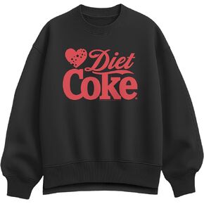 Hybrid Apparel Coca-Cola - Diet Coke Heart - Ladies Oversized Fleece Crew Sweatshirt in Saudi Arabia
