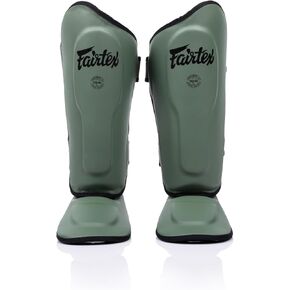 Fairtex SP9 Ultra Ergo Shin Pads | Muay Thai, Kickboxing Shin Guards Made with Syntek Leather in Kuwait