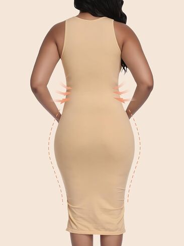 Women's Maternity Sleeveless Ruched Dress,Pregnancy Belly Support Fitted Midi Tank Dresses for Baby Shower Photoshoot in Saudi Arabia