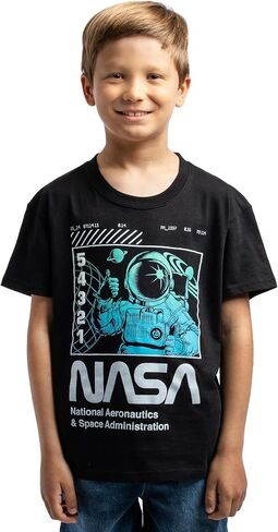 Bioworld NASA Astronauts Boy’s 3-Pack Crew Neck Short Sleeve T-Shirt Set in Saudi Arabia