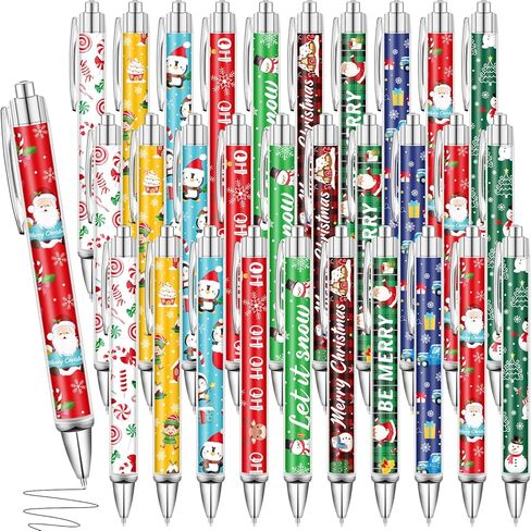 Yeaqee 48 Pcs Easter Party Favors Bulk Bunny Retractable Printing Pens Easter Egg Rabbit Carrot Chick Flower Ballpoint Pens 1.0 mm Black Ink for Kids Spring Party Gifts School Office Supplies in Saudi Arabia