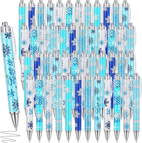 Yeaqee 48 Pcs Easter Party Favors Bulk Bunny Retractable Printing Pens Easter Egg Rabbit Carrot Chick Flower Ballpoint Pens 1.0 mm Black Ink for Kids Spring Party Gifts School Office Supplies in Saudi Arabia
