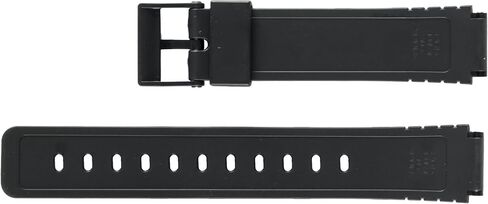 Casio 10224223 Black Rubber Watch Band 16mm (20mm) in Saudi Arabia