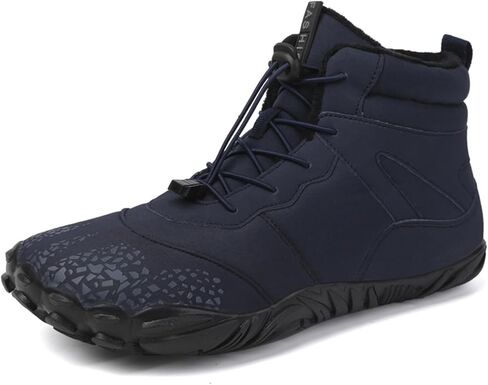 UOQAPRE Warm Snow Boots for Women and Men,Waterproof Outdoor Fur Lining Winter Shoes Lightweight Non-slip Ankle Bootie for Couple in Saudi Arabia