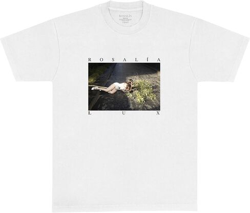 ROSALÍA Unisex-Adult Official Merch Lux Photo T-Shirt White in Saudi Arabia