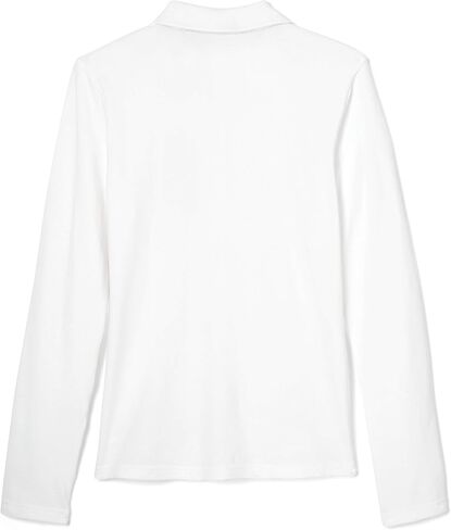French Toast Girls' Long Sleeve Stretch Pique Polo in Saudi Arabia