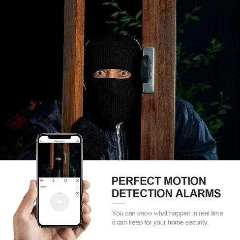 Mini Spy Camera WiFi, Smallest Hidden Cameras HD1080P for Home Security Surveillance, Small Portable Nanny Cam with Phone App, Motion Detection, Night Vision for Indoor in Kuwait