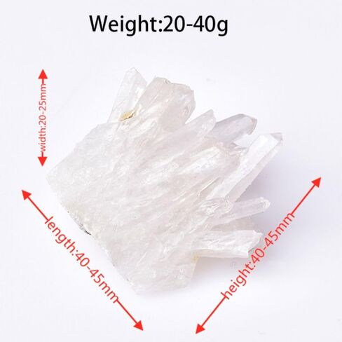 Ores Ornaments Crystal Cluster Natural Crafts Home Decoration Ecological Decorations Healing Gemstone(20-30g) in Saudi Arabia