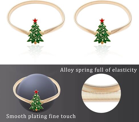 6 Pack Christmas Curtain Tieback Buckle Aluminum Alloy Spring Design Curtain Holdback Carving Design Christmas Curtain Ties for Drapes Curtain Ties Backs Modern Style Decor (Green) in Saudi Arabia