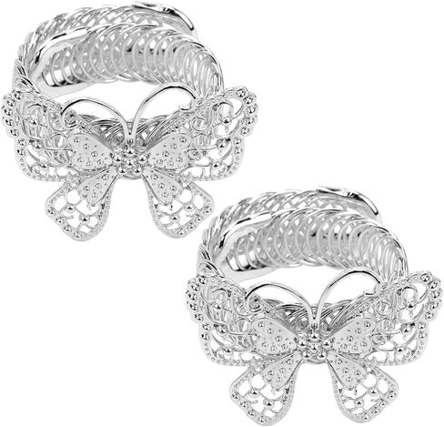 2 Pack Curtain Tiebacks,Butterfly Spring Design Modern Style Holdback Metal Curtain Tie Backs Home Decor in Saudi Arabia