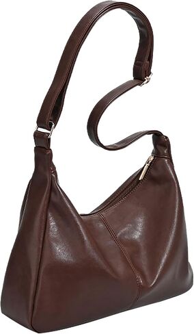 Hobo Bags for Women Crossbody Hobo Purses Soft Vegan Leather Shoulder Bag Leather Tote Bag Slouchy Tote Handbags in Saudi Arabia
