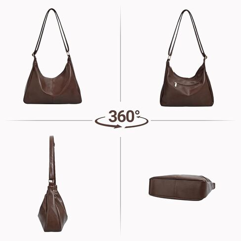 Hobo Bags for Women Crossbody Hobo Purses Soft Vegan Leather Shoulder Bag Leather Tote Bag Slouchy Tote Handbags in Saudi Arabia