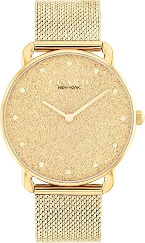COACH Elliot Women's - 2H Quartz Watch - Shimmer Mesh Bracelet and Dial - Modern for Everyday Wear - Gift for Her - 36mm in Saudi Arabia