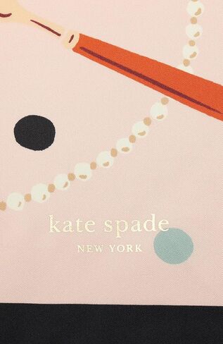 Kate Spade Women's Festive Party Silk Square Scarf, Stylish & Lightweight Neck Accessory in Kuwait