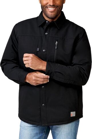 Free Country Men's Work Coat Durable Jacket Water and Wind Resistant Channel Quilt Lining Insulated Workwear for Men-Brawny in Saudi Arabia
