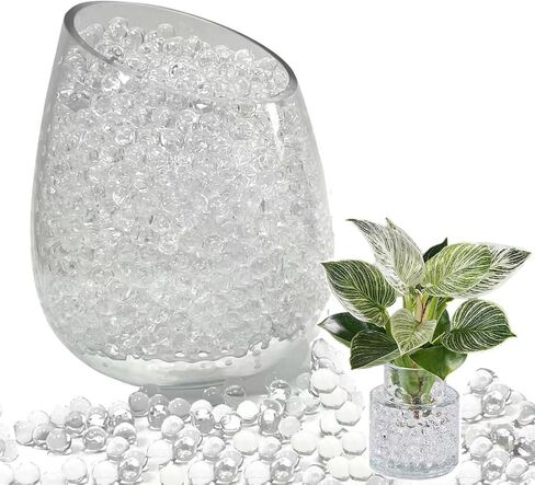 200000 قطعة من خرز جيلي الماء الشفاف، خرز حشو المزهرية، خرز للزراعة بدون تربة، شموع عائمة لتزيين قطعة مركزية لحفلات الزفاف، ترتيب الزهور in Kuwait