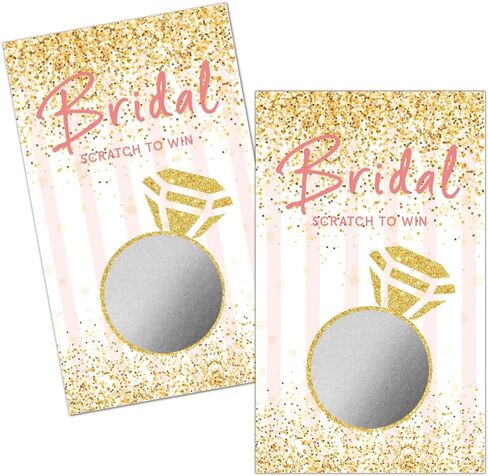 Haizct 50 Pack Kiss The Miss Goodbye Scratch Off Game, Lipstick Scratch Cards for Bachelor Party Games, Country Wedding, Bridal Shower, Bridal Lottery Tickets, Wedding Shower Ideas, Baby Shower in Kuwait
