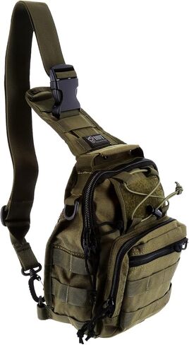 DDT Death Dealer Tactical Night Stalker Small Sling EDC Bag, Color Black in Saudi Arabia