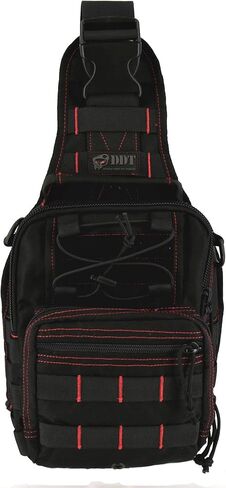 DDT Death Dealer Tactical Night Stalker Small Sling EDC Bag, Color Black in Saudi Arabia