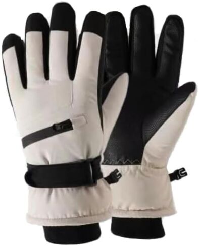 FGSS Winter Warm Gloves for Women - Soft Fleece Ski Glove Windproof Fashionable Anti-Slip Cycling Skiing Gloves Cold Weather in Saudi Arabia