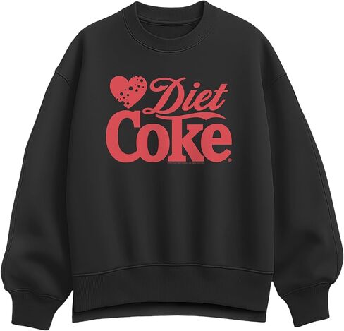 Hybrid Apparel Coca-Cola - Diet Coke Heart - سترة صوفية كبيرة الحجم للسيدات in Saudi Arabia